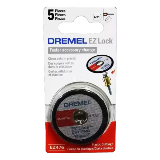 [2615E476AE] Kit De Disco Dremel De Corte De Plástico 38 Mm EZ