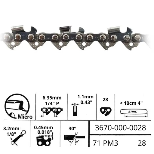 [3670-000-0028] Cadena Stihl para GTA 26