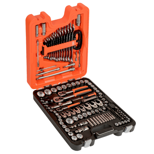 [S 138] Juego de Bocallaves Bahco de 1/4", 3/8" y 1/2", con Llaves Combinadas y Puntas de Destornillador 138 piezas