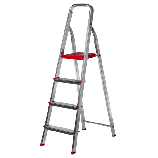 [ESL143-74] Escalera Plegable Aluminio Lusqtoff 4 Escalones