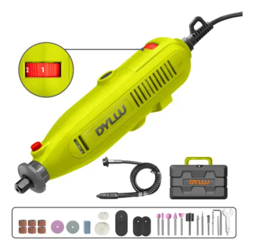 [DEGRMI130] Minitorno 130w DYLLU DTRY1D131-4 con Maletin Eje Flexible  52pzas