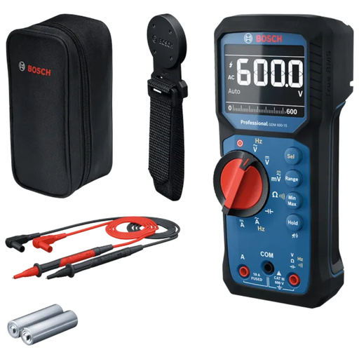 [0601077301] Multimetro Digital TRMS Bosch GDM 600-15 + gancho magnético