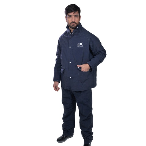 Traje de Lluvia PVC Chaqueta y Pantalon c/reflectivo