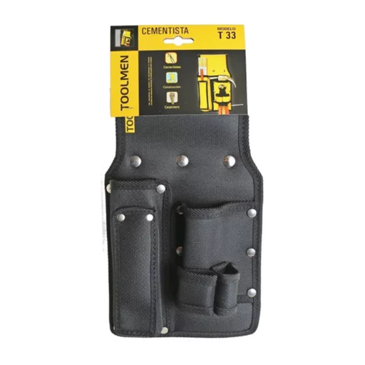 [T33] Cinturon Portaherramientas Martillo Armador Obra Toolmen T33.