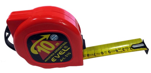 [510-EVEL] Cinta Metrica Evel 10mts Fleje 25mm
