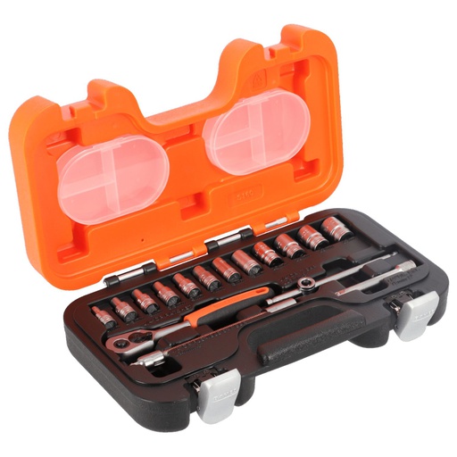[S 160] Juego Bahco  Bocallaves Y Accs 1/4" - 16pzas