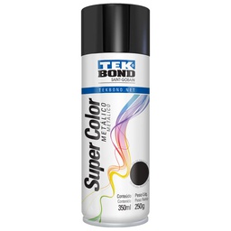 [327155-TKB] Pintura en Aerosol Metalizada Tek Bond x 350ml/250grs Color Negro @