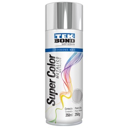 [327166-TKB] Pintura en Aerosol Metalizada Tek Bond x 350ml/250grs Color Plata @