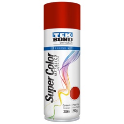 [327157-TKB] Pintura en Aerosol Metalizada Tek Bond x 350ml/250grs Color Rojo @