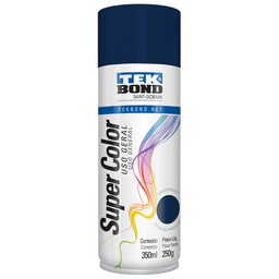 [327125-TKB] Pintura en Aerosol Super Color Acrilica Tek Bond x 350ml/250grs Color Azul Oscuro @